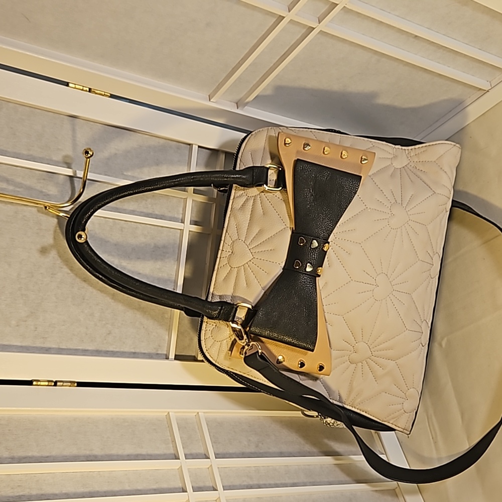 Betty Johnson "Large Bow" Crossbody Purse